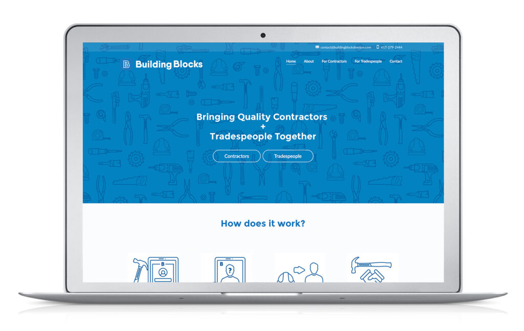 building blocks website design